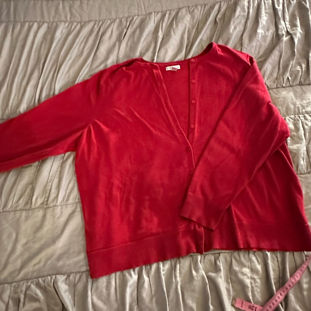 Croft & Barrow Vibrant Red Knit‎ Sweater